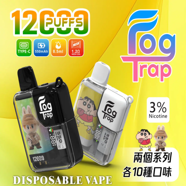 LABUBU & 蠟筆小新聯名款12000口抛棄式